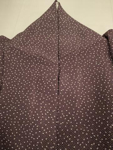 平和屋着物▽江戸小紋 単衣 霞文 両面染め やまと誂製 正絹 逸品 DABJ3583du