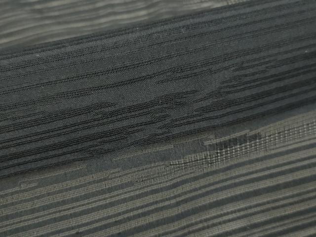 平和屋着物▽道行コート スリーシーズン 春夏秋 塵除け 霞文 濃い藍鉄色 正絹 逸品 未使用 DABJ3594du