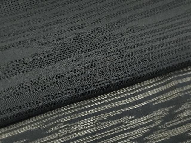 平和屋着物▽道行コート スリーシーズン 春夏秋 塵除け 霞文 濃い藍鉄色 正絹 逸品 未使用 DABJ3594du