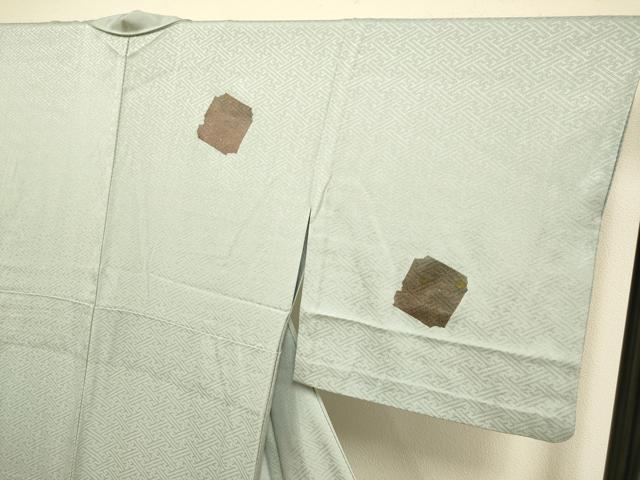 平和屋着物▽訪問着 単衣 刺繍 破れ色紙扇花文 金彩 正絹 逸品 DABJ3606du
