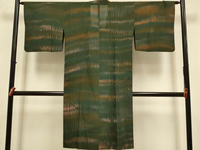 平和屋着物▽道行コート スリーシーズン 春夏秋 塵除け 霞文 正絹 逸品 DABJ3619du