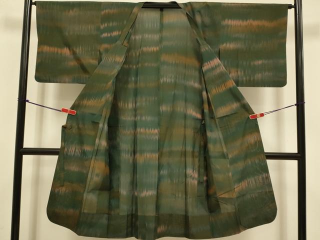 平和屋着物▽道行コート スリーシーズン 春夏秋 塵除け 霞文 正絹 逸品 DABJ3619du