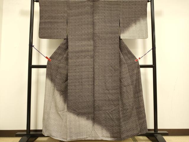 平和屋着物▽訪問着 単衣 小花柄 正絹 逸品 DABJ3696du