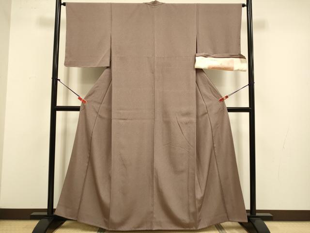 平和屋着物▽江戸小紋 単衣 延喜染 鶴亀 反端付き 正絹 逸品 未使用 DABJ3700du