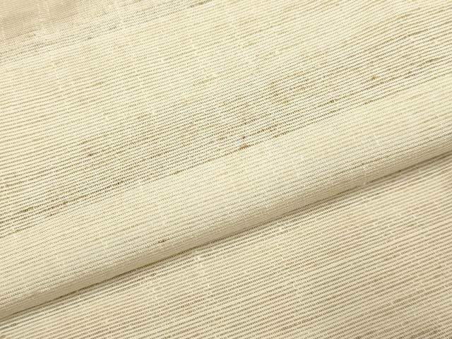 平和屋着物▽単衣 ゼンマイ紬 霞文 正絹 逸品 DABJ3747du