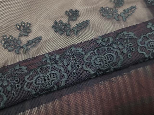平和屋着物▽中国三大刺繍 スワトウ刺繍 汕頭刺繍 総刺繍 羽織 スリーシーズン 春夏秋 塵除け 草花文 DABJ3753du