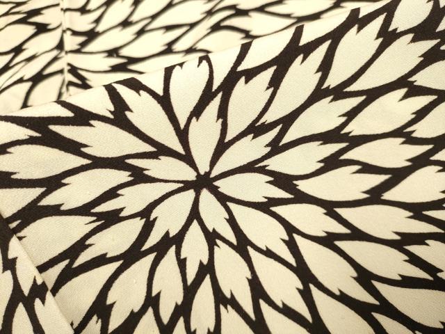 平和屋着物▽上質な小紋 単衣 花尽くし 正絹 逸品 DABJ3776du