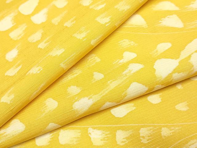 平和屋着物▽上質な小紋 単衣 紬地 抽象文様 正絹 逸品 DABJ3780du