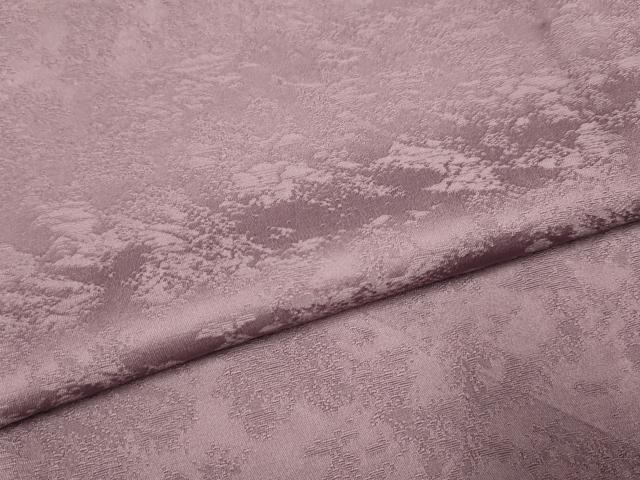 平和屋着物▽上質な色無地 単衣 霞地紋 葡萄鼠色 正絹 逸品 DABJ3781du