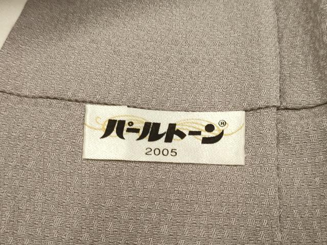 平和屋着物▽上質な色無地 単衣 鳩羽鼠色 正絹 逸品 DABJ3788du