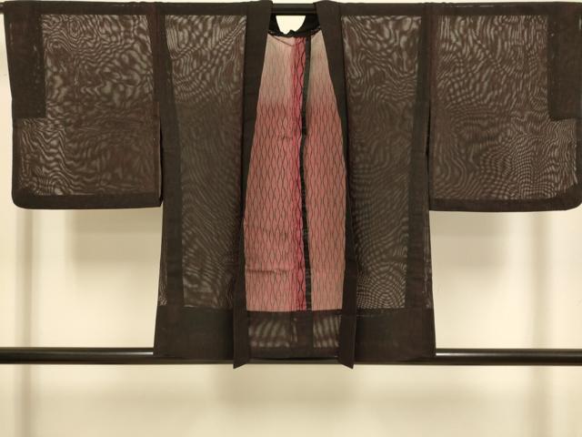 平和屋着物▽羽織 スリーシーズン 春夏秋 塵除け 立涌文 正絹 逸品 DABJ3819du