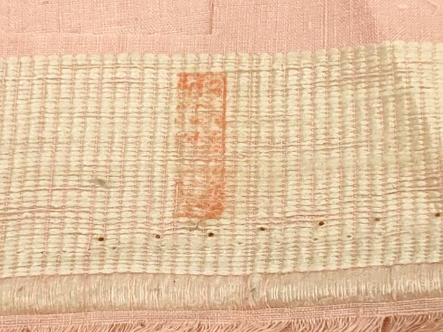 平和屋着物▽本場結城紬 重要無形文化財 単衣 宍色 反端付き 正絹 逸品 DABJ3823du