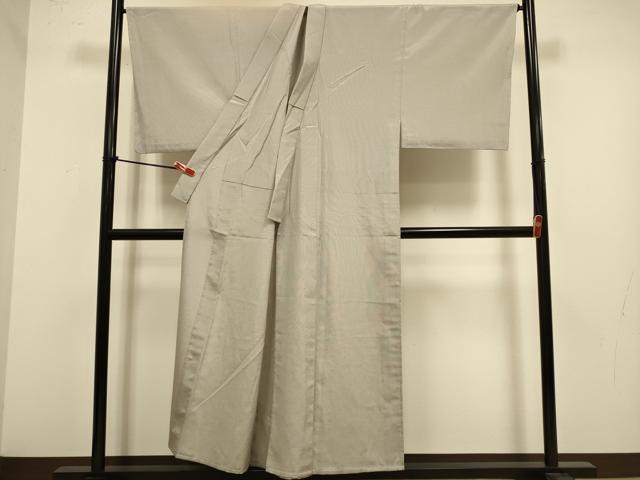 平和屋着物▽男性 本塩沢 単衣 やまだ織 絣文様 キングサイズ 正絹 逸品 DABJ3855du