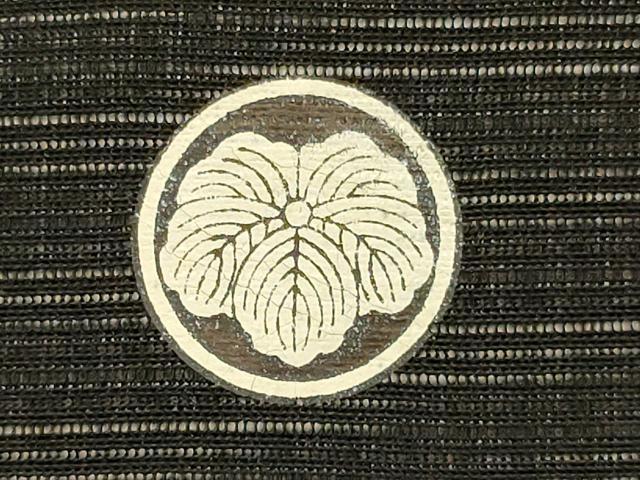 平和屋着物▽羽織 スリーシーズン 春夏秋 塵除け 黒地 正絹 逸品 DABJ3861du