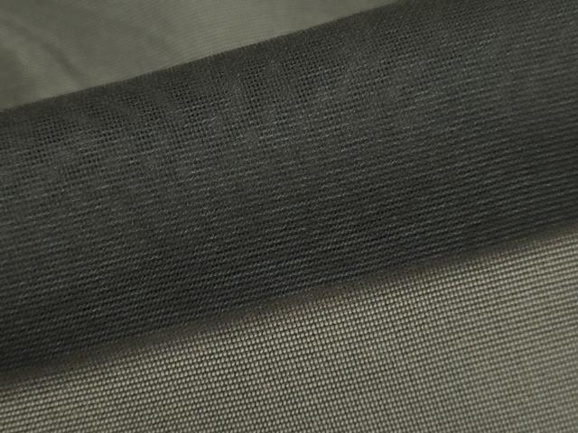 平和屋着物▽羽織 スリーシーズン 春夏秋 塵除け 黒地 正絹 逸品 DABJ3863du