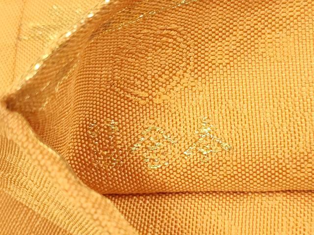 平和屋本店▼西陣 川島織物 六通柄 本袋帯 竹屋町笹づる 本金箔 正絹 逸品 DABJ3941du