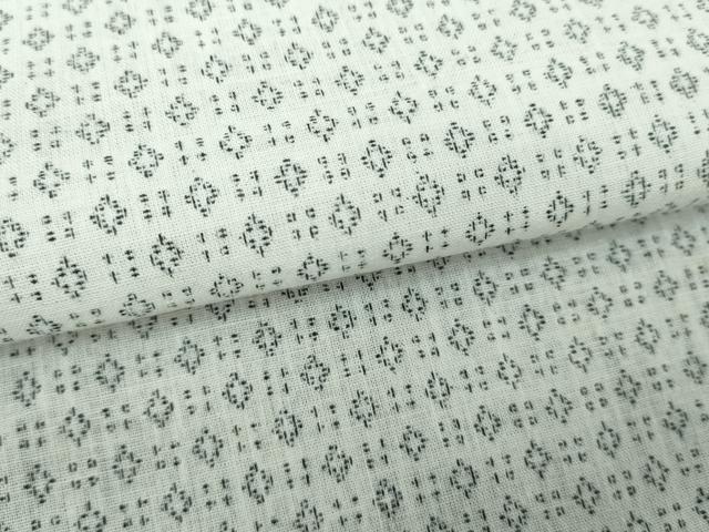 平和屋着物∴夏物 男性 小紋・浴衣兼用 菱文 DABJ4006cd