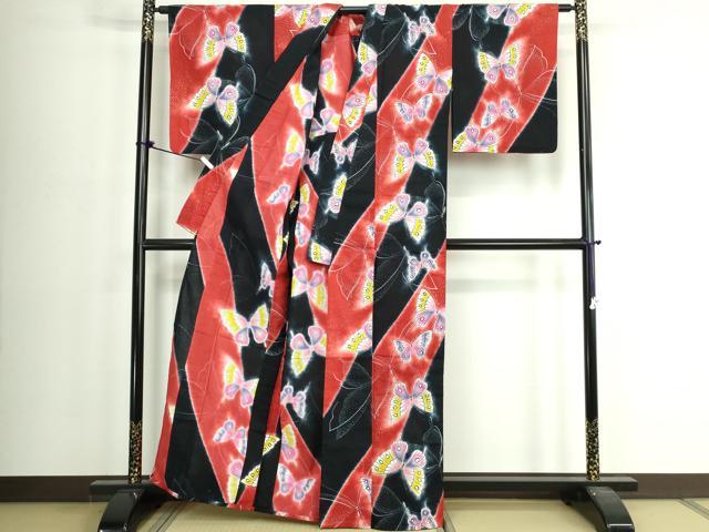 平和屋着物∴夏物 浴衣 舞蝶文 金銀彩 逸品 DABJ4029cd