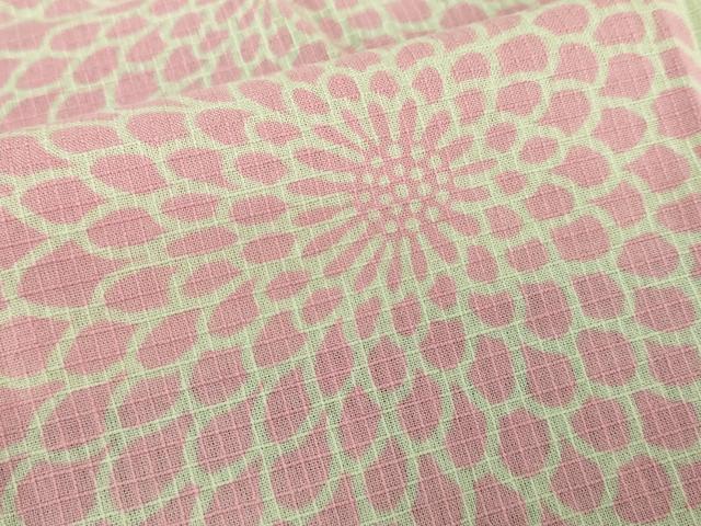 平和屋着物∴夏物 綿紅梅 浴衣 舞花文 日本製 三越扱い 綿 逸品 DABJ4044cd