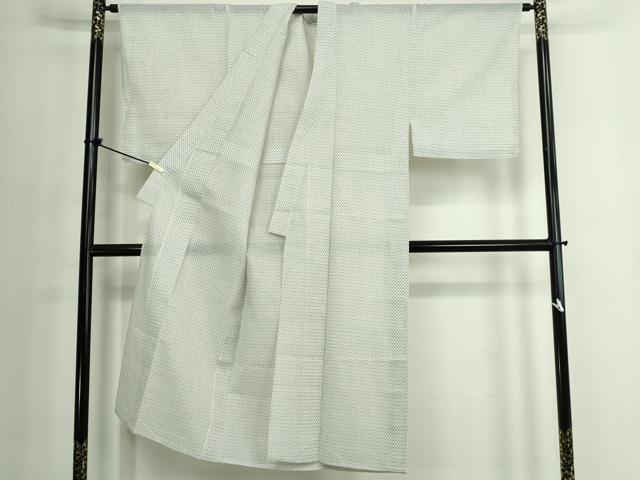 平和屋着物∴夏物 男性 小紋・浴衣兼用 絣文様 DABJ4072cd