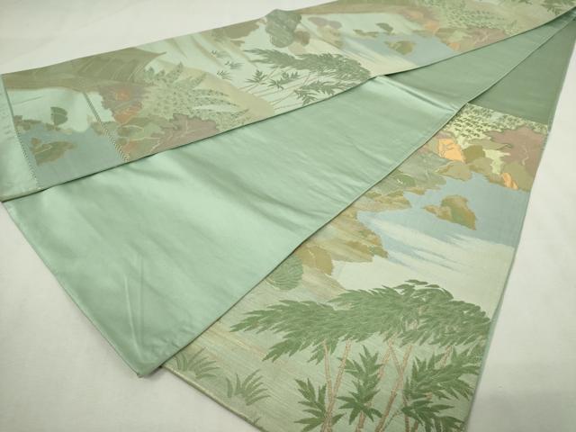 平和屋着物◎六通柄袋帯 都シリーズ 南禅寺 金糸 正絹 逸品 DABJ4210cd