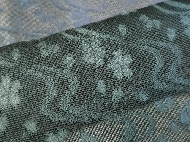 平和屋着物▽道中着 スリーシーズン 春夏秋 塵除け 流水花文 ロング丈 正絹 逸品 DABJ4491cd