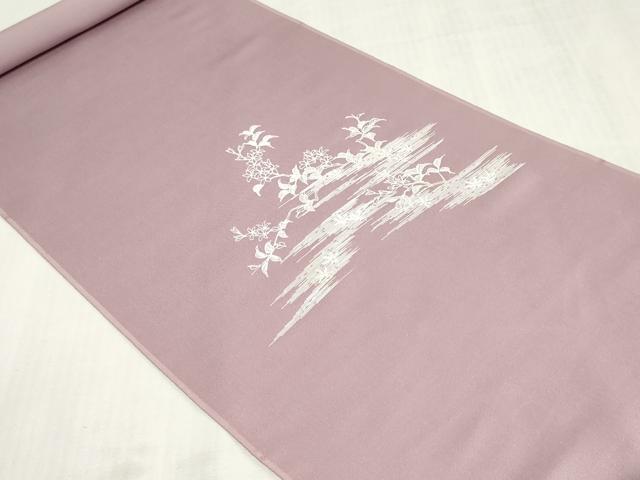 平和屋着物▼付下げ 反物 着尺 風景草花文 逸品 未使用 DABJ4556zy