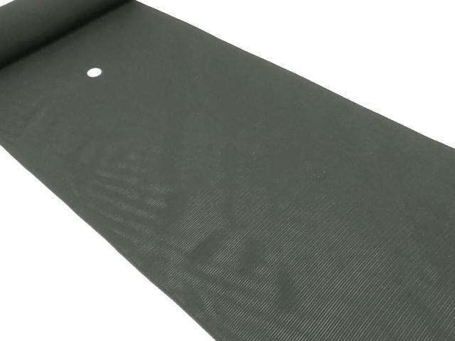 平和屋着物*夏物 黒紋付 黒生地 反物 着尺 絽 奄美大島泥下染 松元邦典作 証紙付き 逸品 未使用 DABJ4694zy
