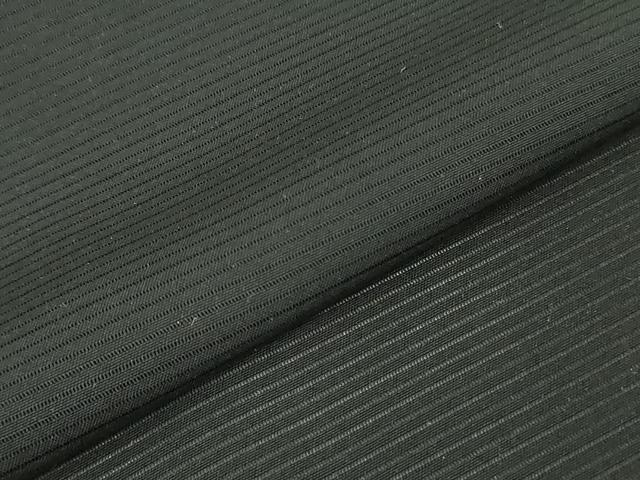 平和屋着物*夏物 黒紋付 黒生地 反物 着尺 絽 奄美大島泥下染 松元邦典作 証紙付き 逸品 未使用 DABJ4694zy