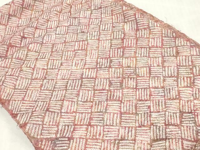 平和屋着物▼羽織・コート 解き反物 羽尺 総絞り 菱文 三越扱い 湯のし前 逸品 DABJ4701zy