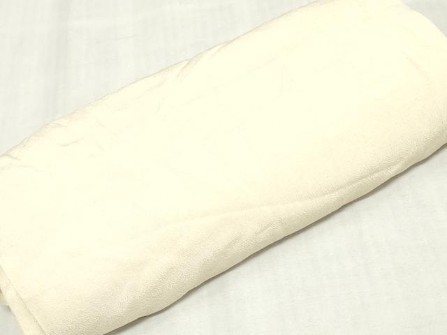 平和屋着物▼白生地 反物 着尺 生成り色 逸品 未使用 DABJ4763zy