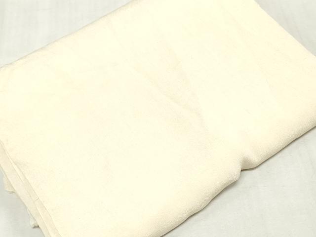 平和屋着物▼白生地 反物 着尺 生成り色 逸品 未使用 DABJ4763zy