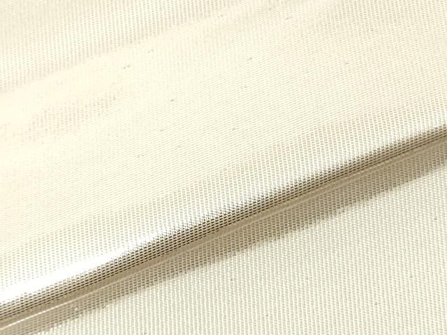 平和屋本店▼丸帯 帯反物 西陣織 銀糸 逸品 未使用 DABJ4788zy