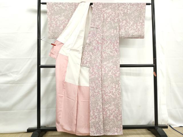平和屋着物■上質な小紋 草花尽くし 正絹 逸品 DABJ5003qa