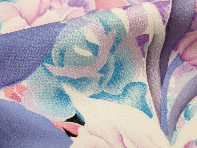 平和屋着物■豪華振袖 草花文 暈し染め 正絹 逸品 DABJ5009qa