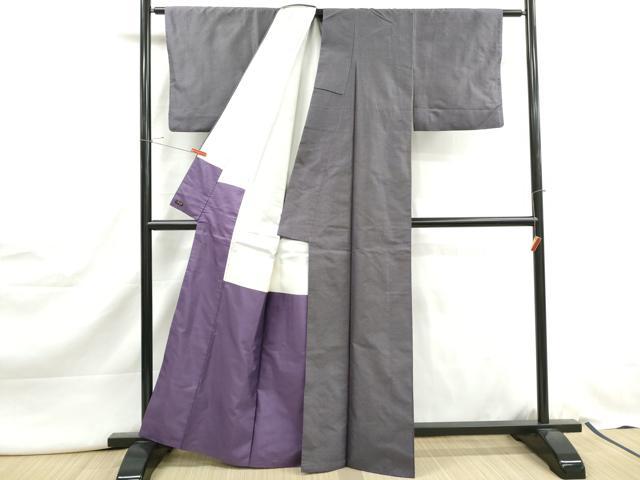 平和屋着物■上質な紬 十字絣 高島屋扱い 正絹 逸品 DABJ5014qa