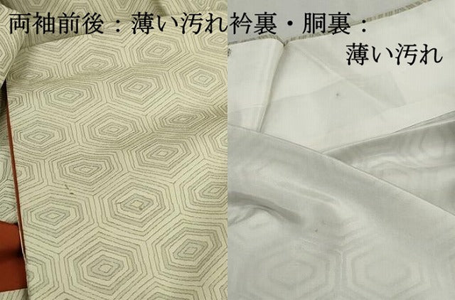 平和屋着物■上質な紬 亀甲文 正絹 逸品 DABJ5047qa