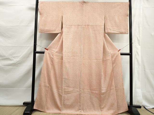 平和屋着物■大変加工の良い総絞り小紋 正絹 逸品 DABJ5062qa