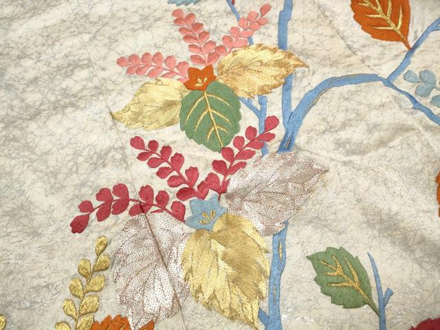 平和屋着物■豪華振袖 総刺繍 駒刺繍 枝葉文 桐 金銀糸 正絹 逸品 DABJ5065qa
