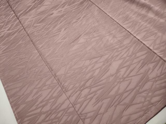 平和屋着物■上質な色無地 幾何学地紋 薄色 正絹 逸品 DABJ5066qa