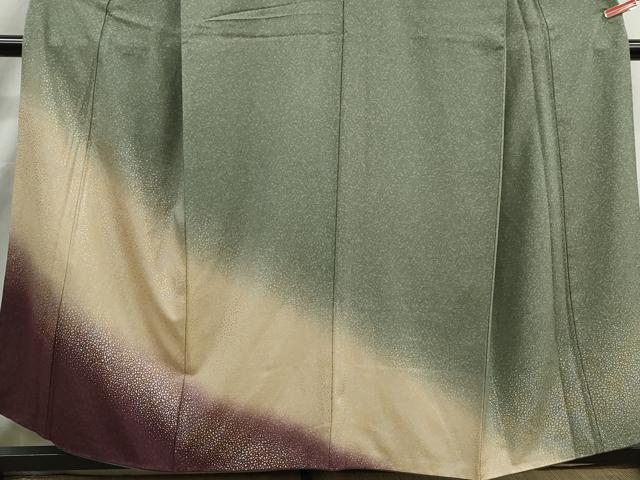 平和屋着物■訪問着 霞文 暈し染め 金銀彩 正絹 逸品 DABJ5098qa