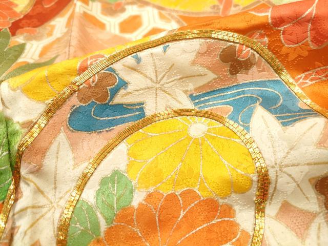 平和屋着物■豪華振袖 駒刺繍 花鼓文 牡丹 暈し染め 正絹 逸品 DABJ5137qa