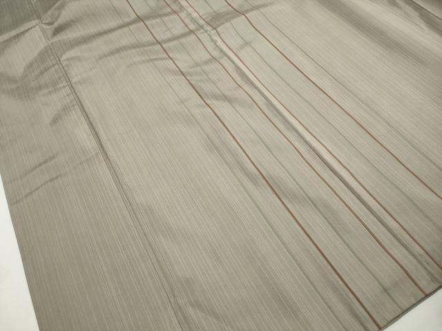 平和屋着物■本場縞大島紬 間道 正絹 逸品 DABJ5141qa
