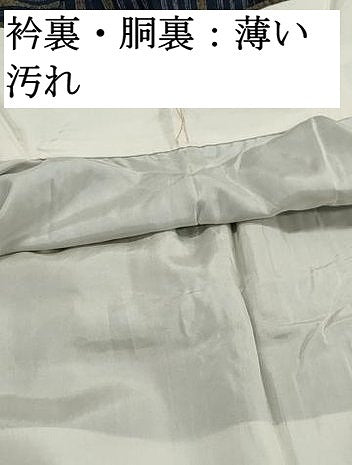 平和屋着物■上質な紬 間道 正絹 逸品 DABJ5142qa