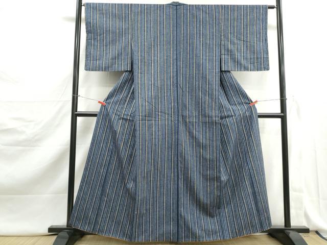 平和屋着物■上質な紬 間道 正絹 逸品 DABJ5142qa