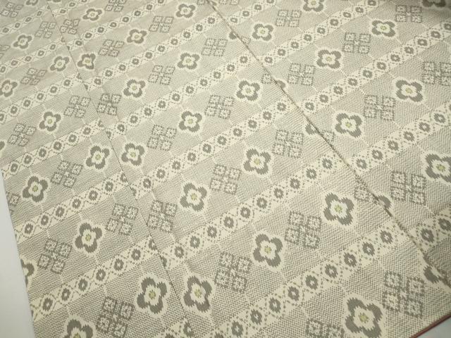 平和屋着物■上質な紬 横段文 正絹 逸品 DABJ5154qa