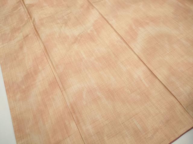 平和屋着物■上質な紬 霞文 暈し染め 正絹 逸品 DABJ5210qa