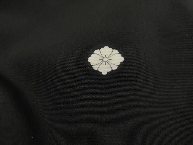 平和屋着物■豪華黒留袖 駒刺繍 宝尽くし扇面花文 金彩 正絹 逸品 DABJ5218qa