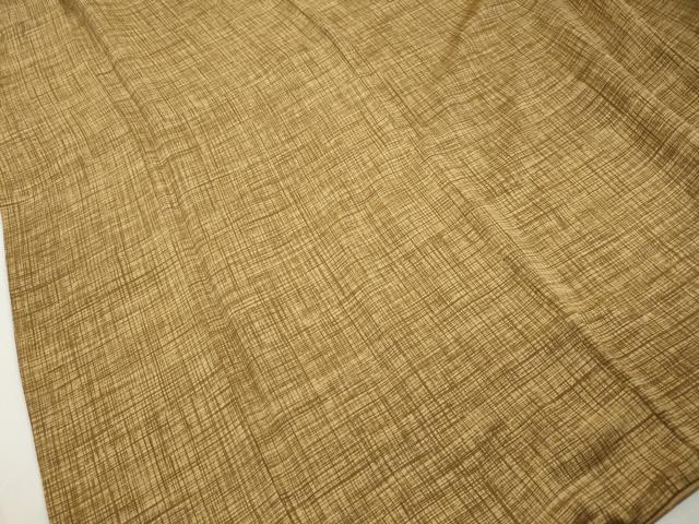 平和屋着物■上質な小紋 格子文 正絹 逸品 DABJ5313qa