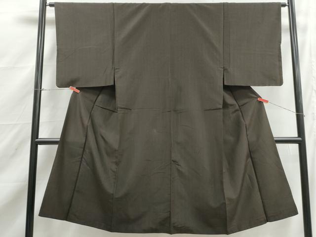 平和屋着物■男性 紬 間道 正絹 逸品 DABJ5319qa